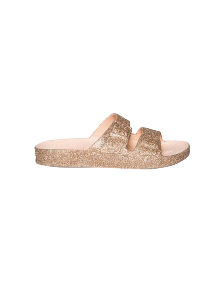 Mules Enfant Cacatoès Trancoso Glitter Nude Confort & Style Été