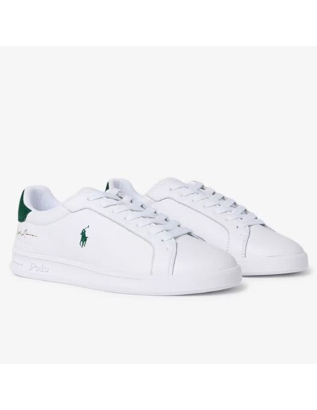 Polo Ralph Lauren Heritage Court White Green Homme - 809P10044001