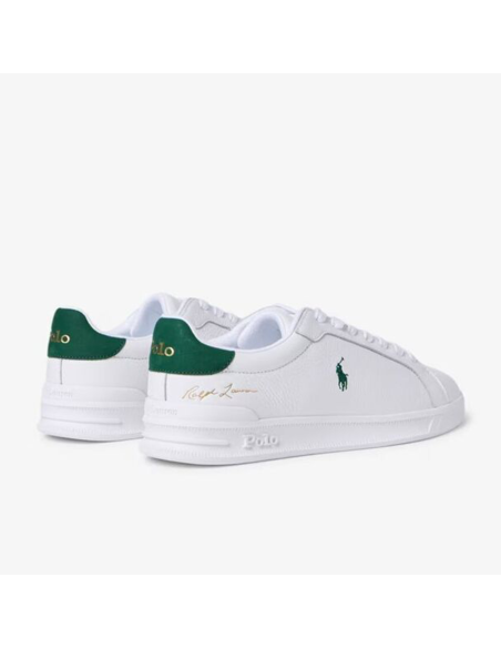 Polo Ralph Lauren Heritage Court White Green Homme - 809P10044001