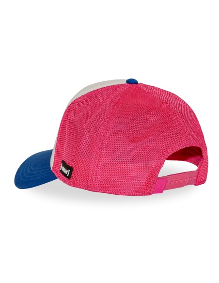 Capslab Casquette Miami Vice Rose/Bleu/Blanc