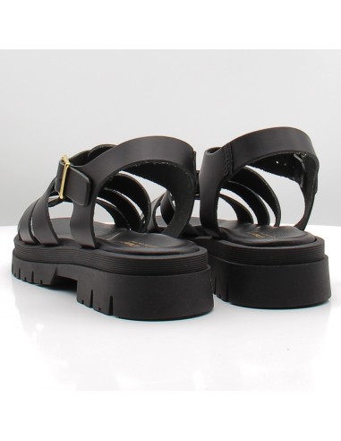 Sandales Femme Noires Chunky Sandy Shoes 1743