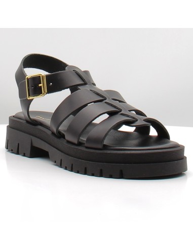 Sandales Femme Noires Chunky Sandy Shoes 1743