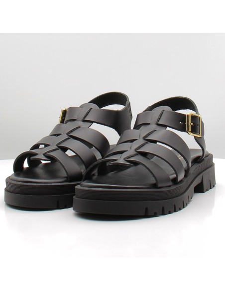 Sandales Femme Noires Chunky Sandy Shoes 1743