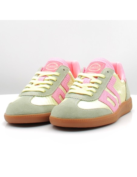 Baskets Back 70 Ghost femme multicolores rétro rose vert tendance été