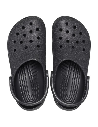 Crocs Sabots Femme Classic Glitter Clog Black Glitter