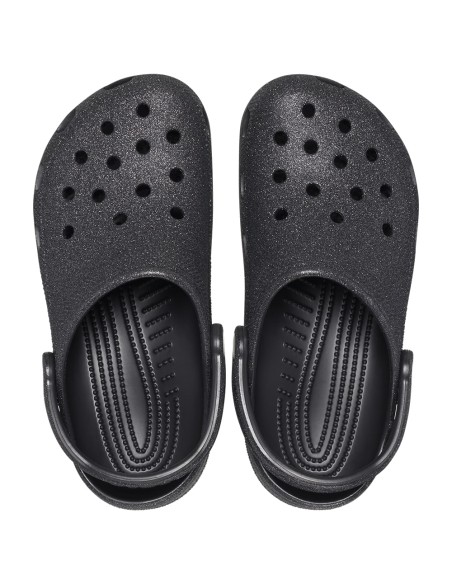 Crocs Sabots Femme Classic Glitter Clog Black Glitter