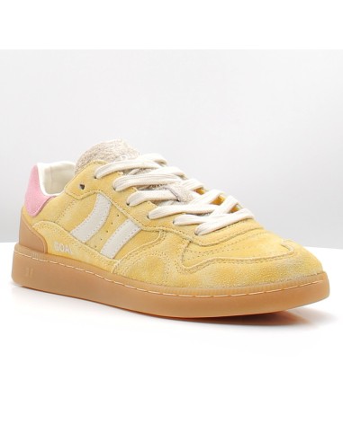 Baskets de ville femme Coolway Goal couleur jaune rose 7693401-YLW