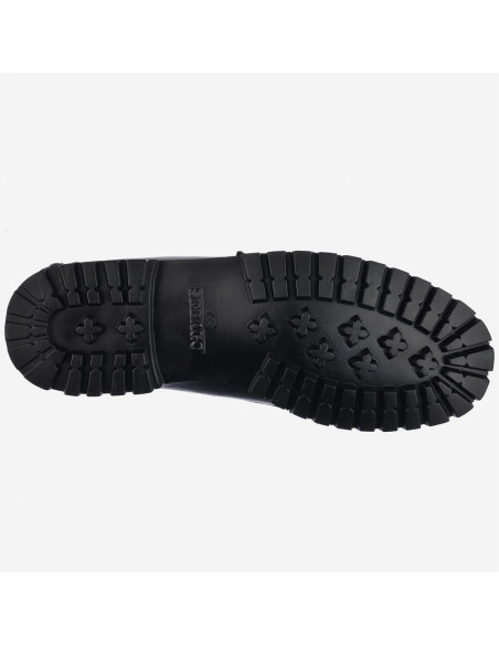 Sebago Ranger Waxy Noir femme – Chaussures bateau en cuir avec semelle crantée
