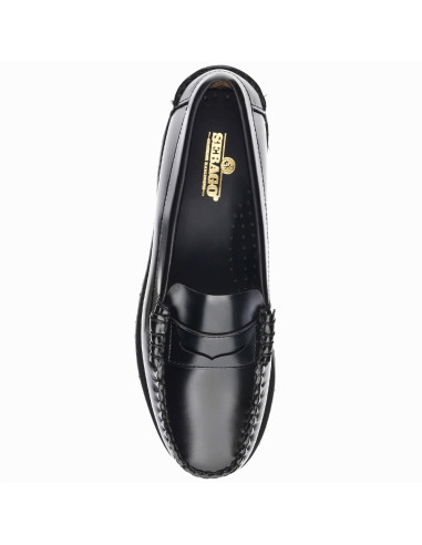 Sebago Dan Lug 7001HI0-902R – Mocassins Homme en Cuir Noir à Semelle Crantée