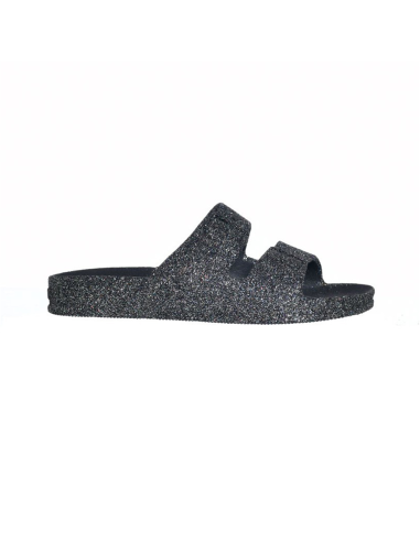 Claquettes Enfant Cacatoès - Trancoso Black – Confort & Style Été