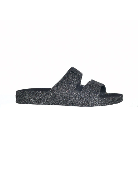 Claquettes Enfant Cacatoès - Trancoso Black – Confort & Style Été