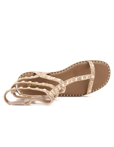 Sandales femme Les Tropeziennes Coralie zèbre beige