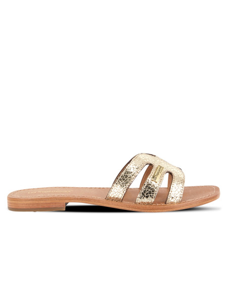 Les Tropeziennes - Mules Femme HADAMIA OR Cuir