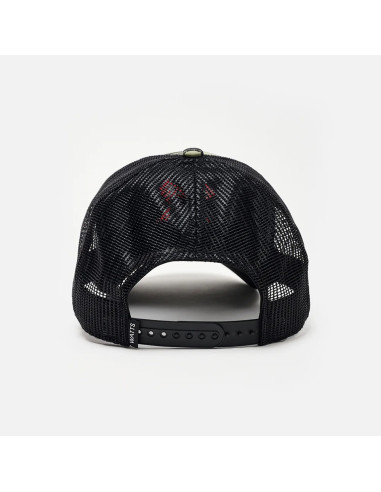 Watts Casquette Truck Damier Retro Olive