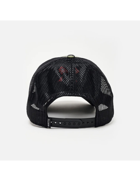 Watts Casquette Truck Damier Retro Olive