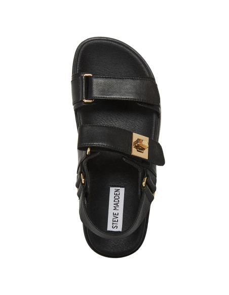 Sandales Femme Mona Black – Sandales Plateforme Confort Été