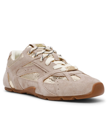 Basket Steve Madden Asiel femme beige doré style urbain chic