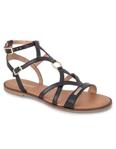 Sandales Les Tropéziennes Hatomik femme noires élégantes été