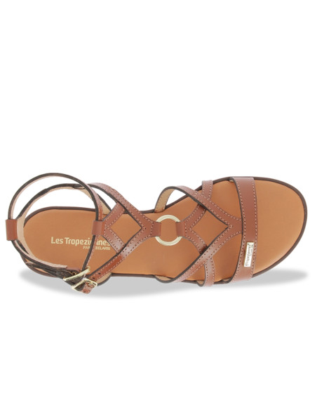 Sandales Les Tropéziennes Hatomik Tan – Élégance et Confort pour un Style Estival
