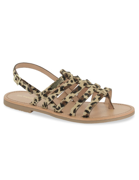 Sandales Les Tropéziennes HIKA LEOPARD - Look Audacieux en Imprimé Léopard