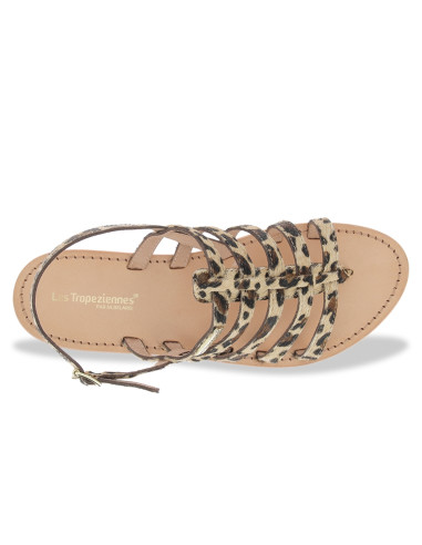 Sandales Les Tropéziennes HIKA LEOPARD - Look Audacieux en Imprimé Léopard
