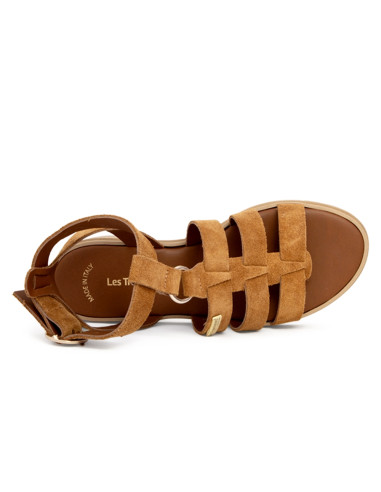 Sandales à Talons Femme Tobosued Ocre – Style Bohème Chic & Confort