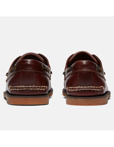 Chaussures bateau Timberland homme cuir marron élégantes été