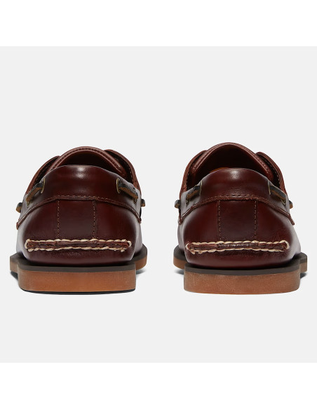 Chaussures bateau Timberland homme cuir marron élégantes été