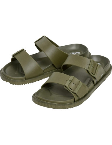 Mules Homme Ocean Brand Dark Khaki | Confort Été PMS700011-785