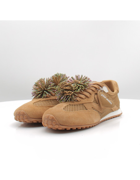 Sneakers Steve Madden Coheart chesnut suede résille femme casual
