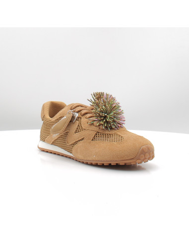 Sneakers Steve Madden Coheart chesnut suede résille femme casual