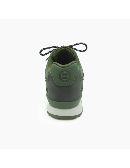Baskets de Ville Serge Blanco homme kaki running confort style casual