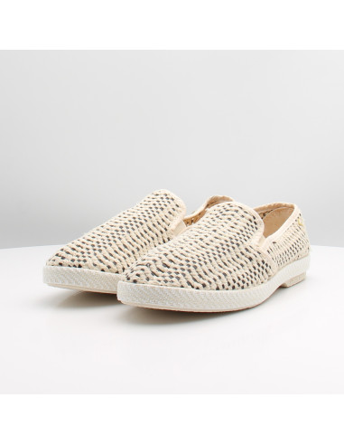 Mocassins Homme Riviera Roma 3130 Écru | Chaussures Été