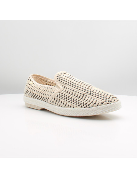 Mocassins Homme Riviera Roma 3130 Écru | Chaussures Été