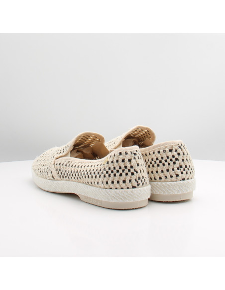 Mocassins Homme Riviera Roma 3130 Écru | Chaussures Été