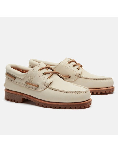 Chaussures bateau Timberland homme nubuck light beige été chic