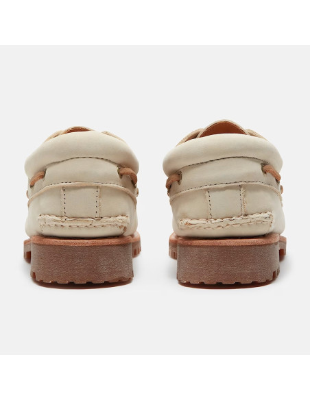 Chaussures bateau Timberland homme nubuck light beige été chic