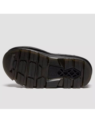 Sandales Dr Martens Zebzag noir suède plateforme velcro mixte