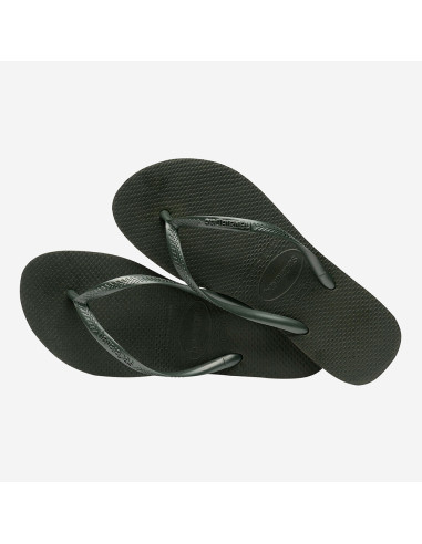 Havaianas - Tongs Femme - Slim Vert Olive - 4000030.4896