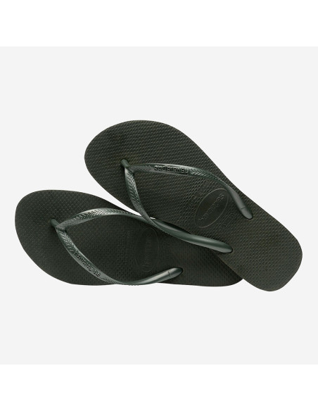 Havaianas - Tongs Femme - Slim Vert Olive - 4000030.4896