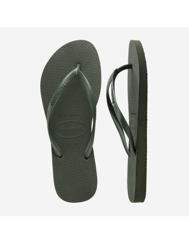Havaianas - Tongs Femme - Slim Vert Olive - 4000030.4896