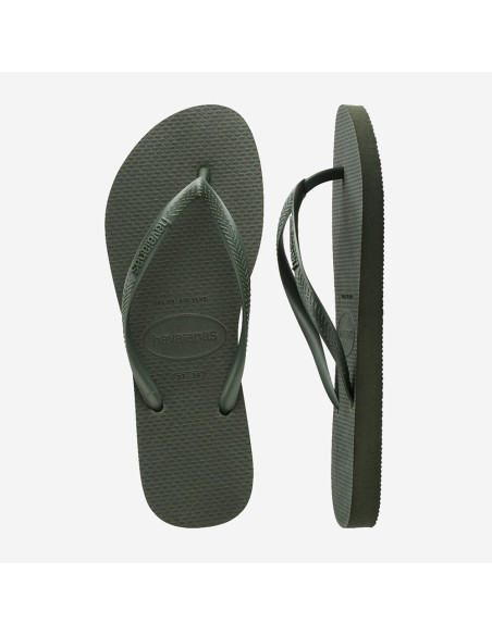 Havaianas - Tongs Femme - Slim Vert Olive - 4000030.4896