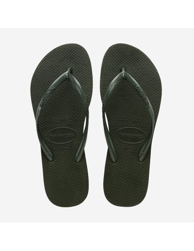 Havaianas - Tongs Femme - Slim Vert Olive - 4000030.4896