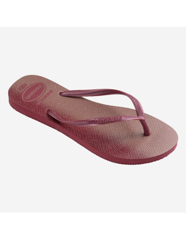 Tongs Havaianas Slim Gloss Amaranth - Confort et Élégance pour l'Été