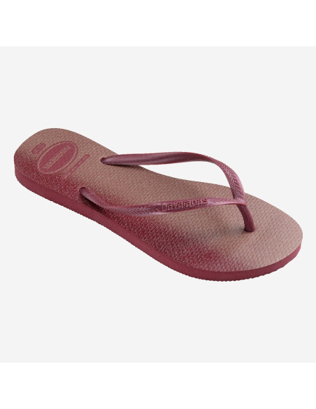 Tongs Havaianas Slim Gloss Amaranth - Confort et Élégance pour l'Été