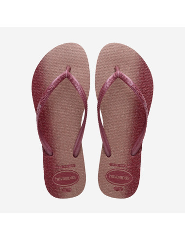 Tongs Havaianas Slim Gloss Amaranth - Confort et Élégance pour l'Été
