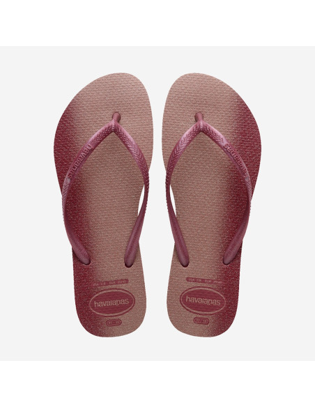 Tongs Havaianas Slim Gloss Amaranth - Confort et Élégance pour l'Été