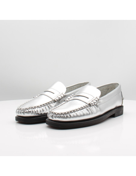 Mocassins Femme Argent Dan Met Woman Silver | Élégants & Confortables