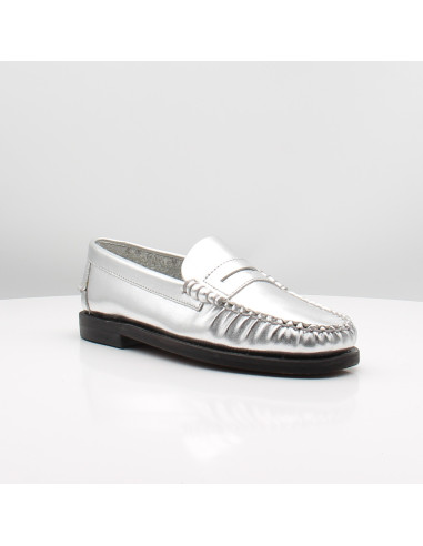 Mocassins Femme Argent Dan Met Woman Silver | Élégants & Confortables