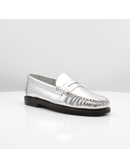 Mocassins Femme Argent Dan Met Woman Silver | Élégants & Confortables